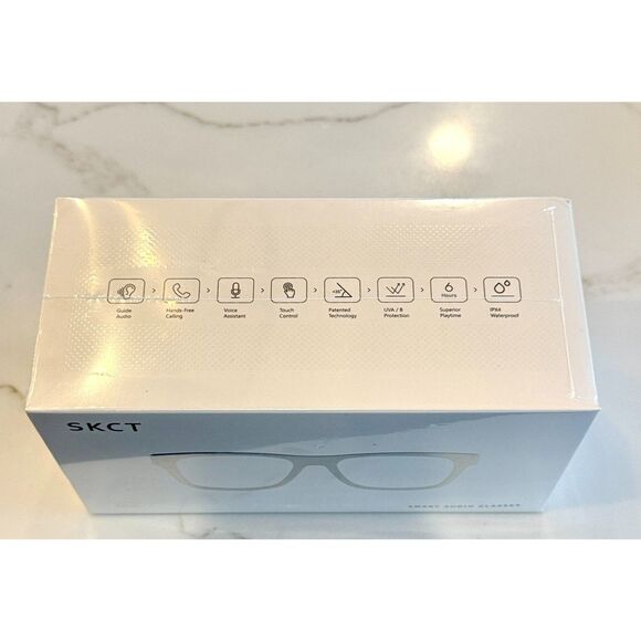 SKCT Smart Glasses, Bluetooth Audio Sunglasses - NEW in BOX - Picture 6 of 7